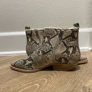 Snakeskin boots